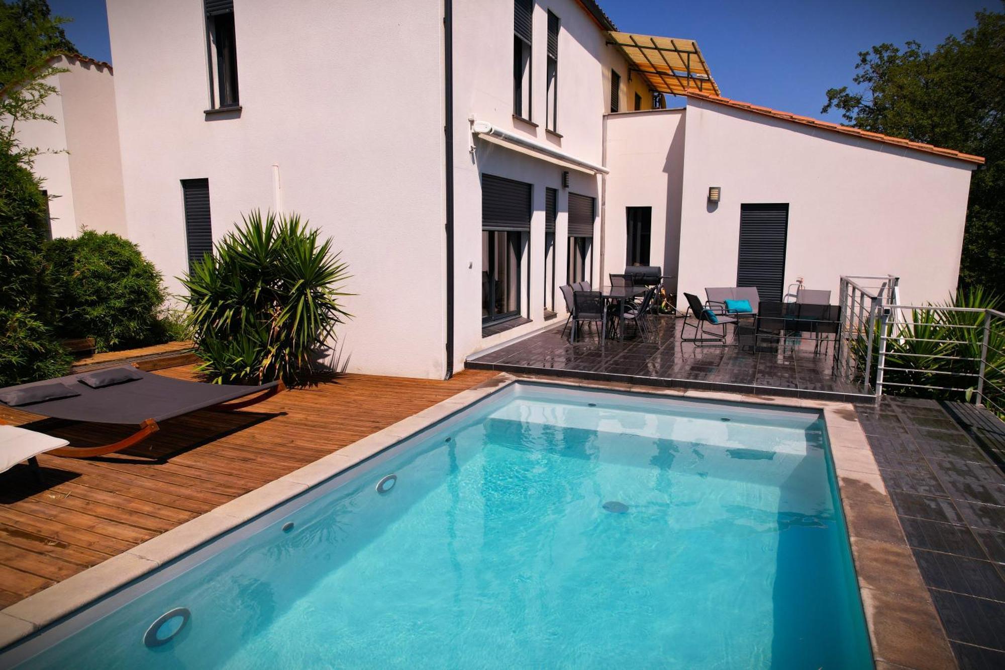 Villa Contemporaine, Jardin Mediterraneen Et Piscine Privee Saint-Jean-Pla-de-Corts Екстер'єр фото